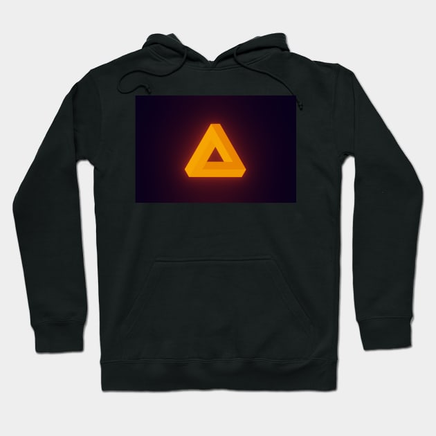 Penrose Triangle Hoodie by mooonthemoon